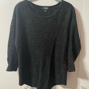 a.n.a Black and Gold Sweater